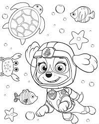 Kolorowanka online: Kolorowanka pływająca Skye